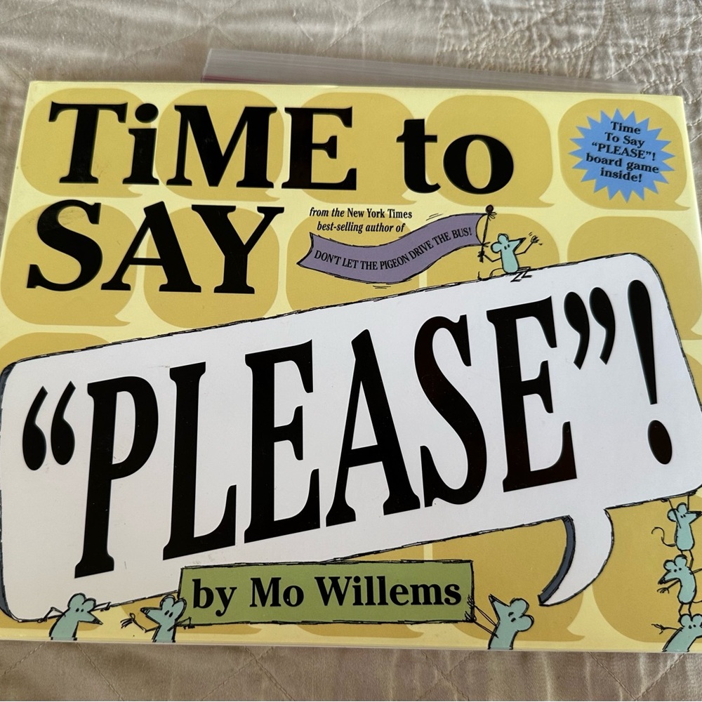 Time to say “please “! New!